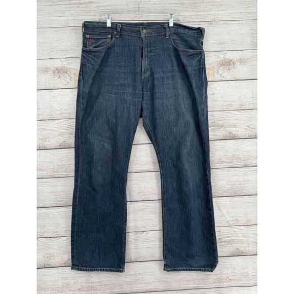 Polo Ralph Lauren Jeans Mens 38x30 Classic Fit Denim Straight Leg Embroidered RL - Picture 1 of 11